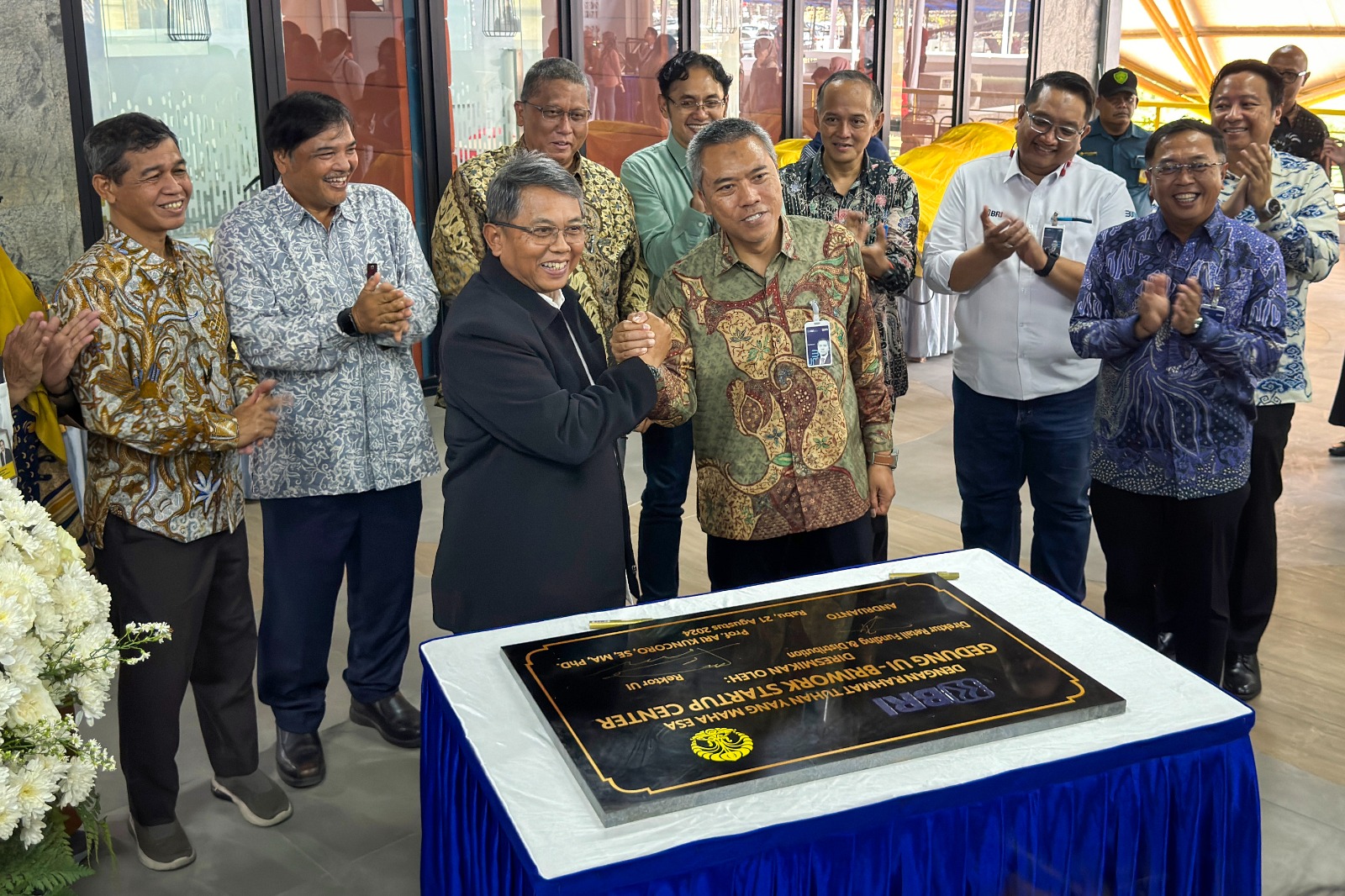 KOLABORASI: Bank BRI bekerjasama dengan kampus UI.