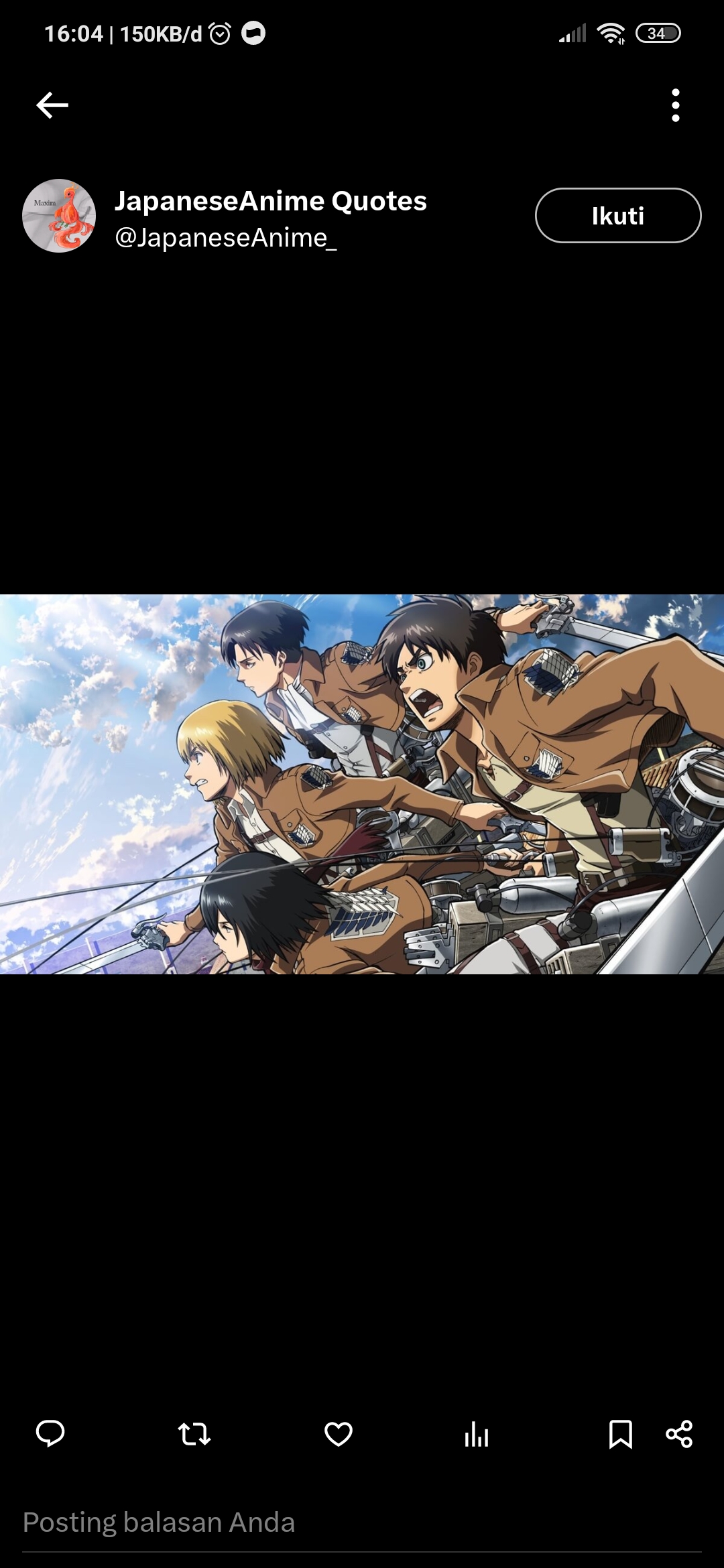 Fakta Eren Yeager yang tidak banyak orang Tahu