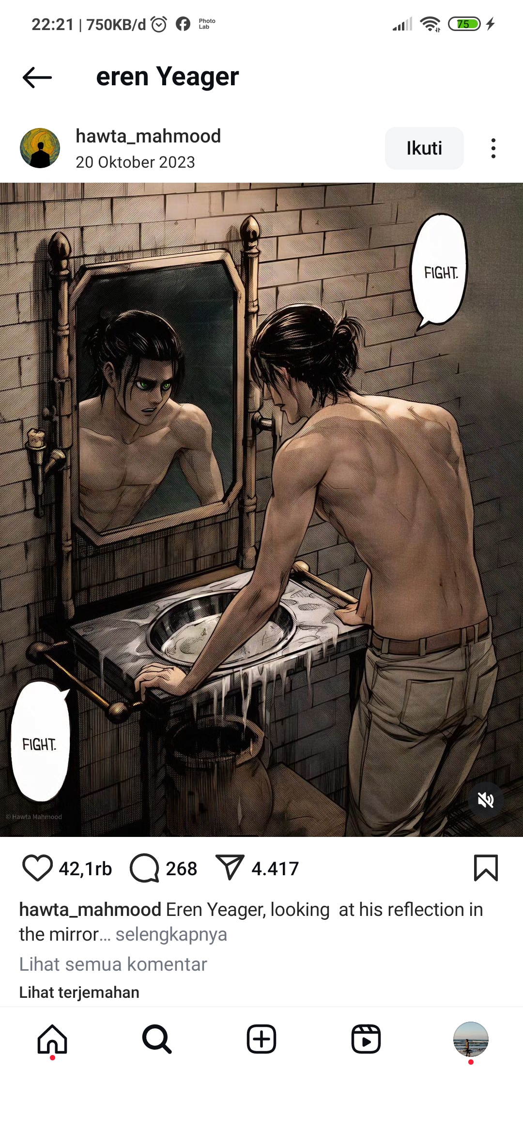 Eren Yeager dengan keunikannya