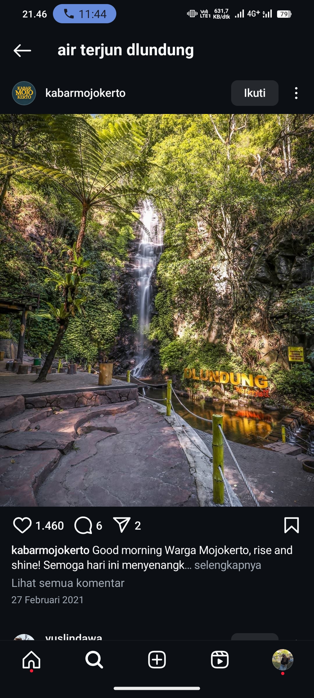 Air Terjun Dlundung, Mojokerto