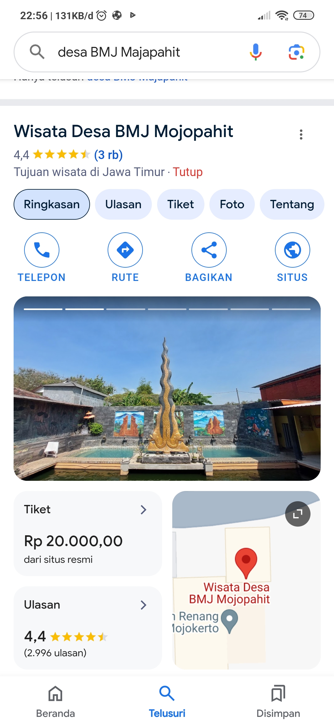 Destinasi wisata BMJ Majapahit