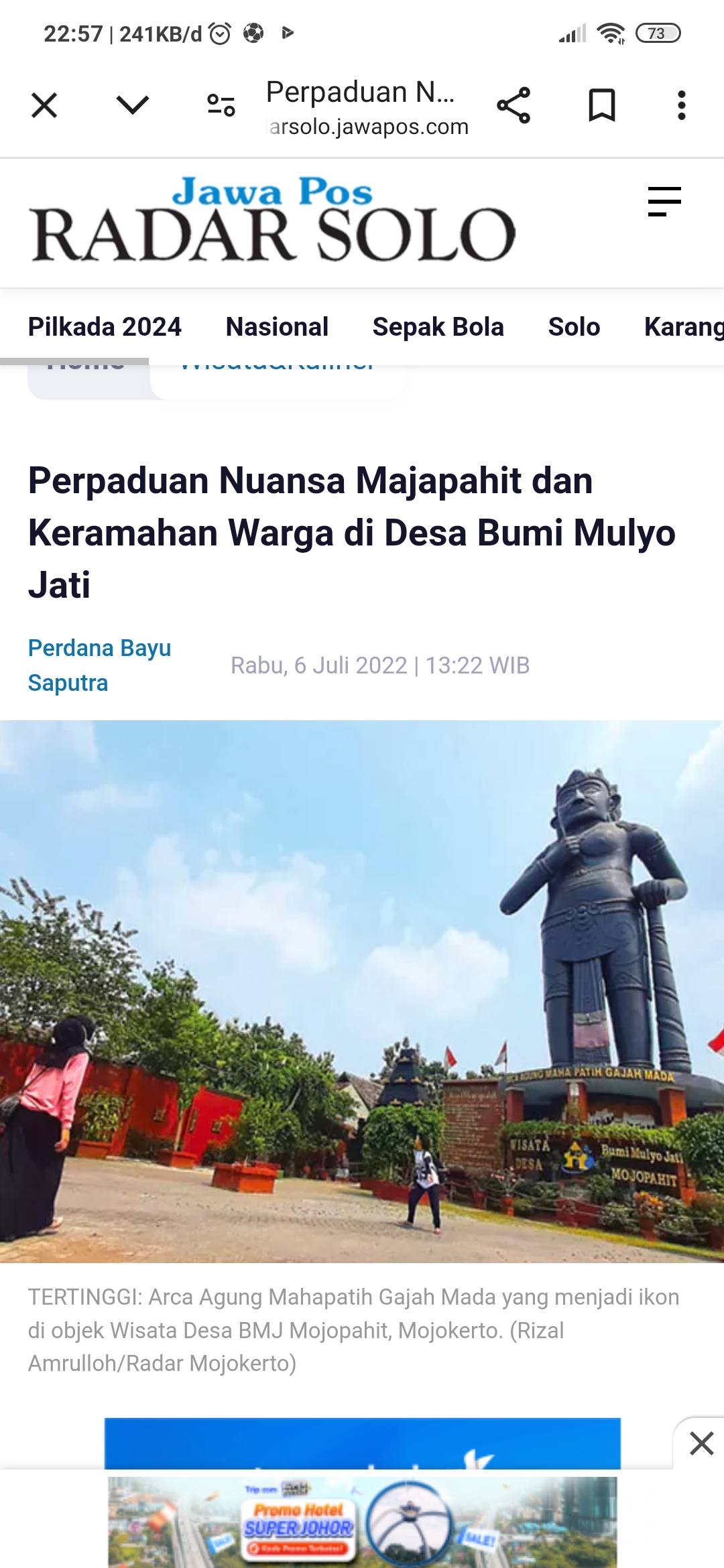 Salah Satu Icon Desa  BMJ Majapahit