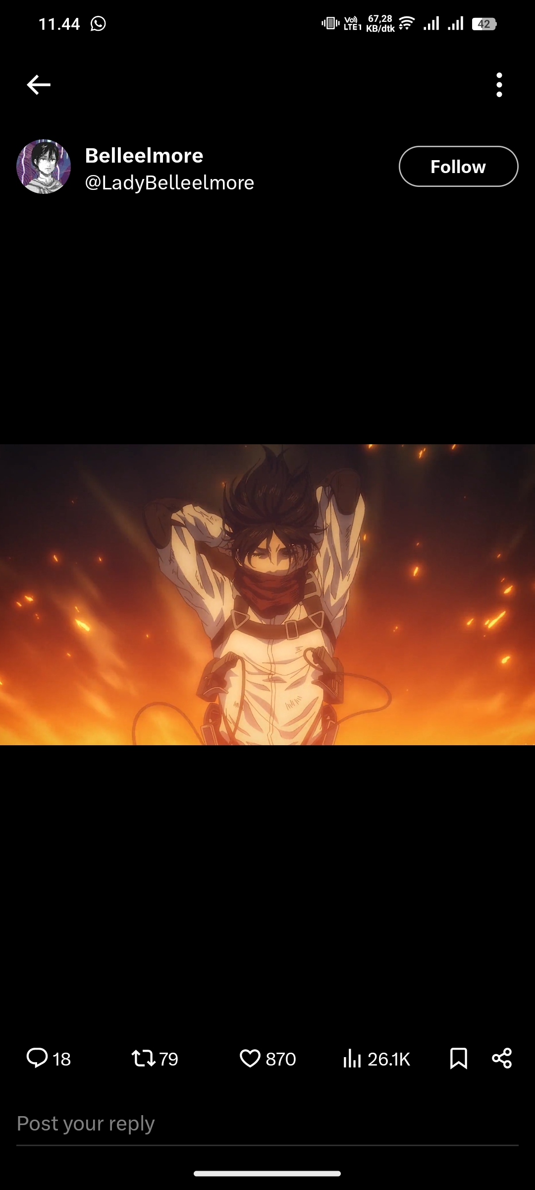 Attack on Titan: Last Attack, Jujutsu Kaisen