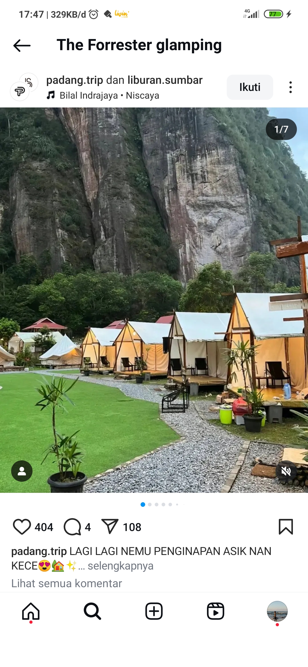 Ilustrasi Glamping