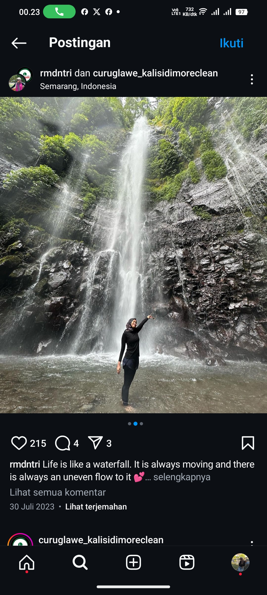 Curug Lawe, Semarang