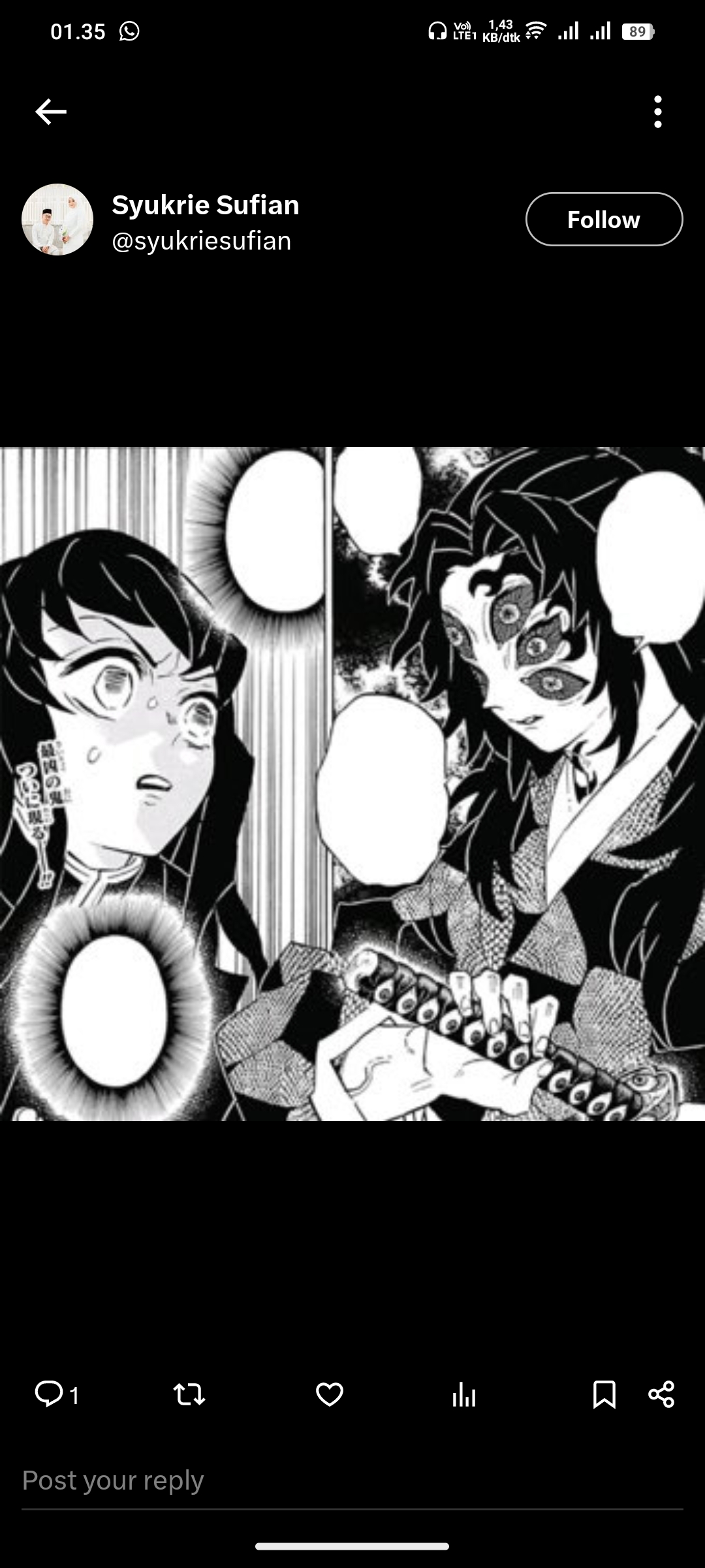 Muichiro Tokito dan Kokushibo
