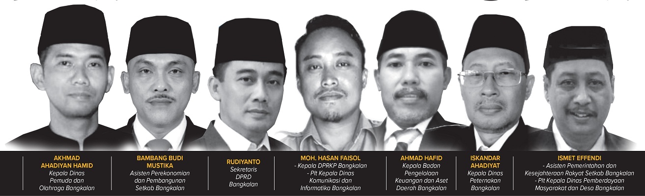 Tujuh Calon Sekkab Bangkalan (Grafis oleh Hary Kurniawan/JPRM)