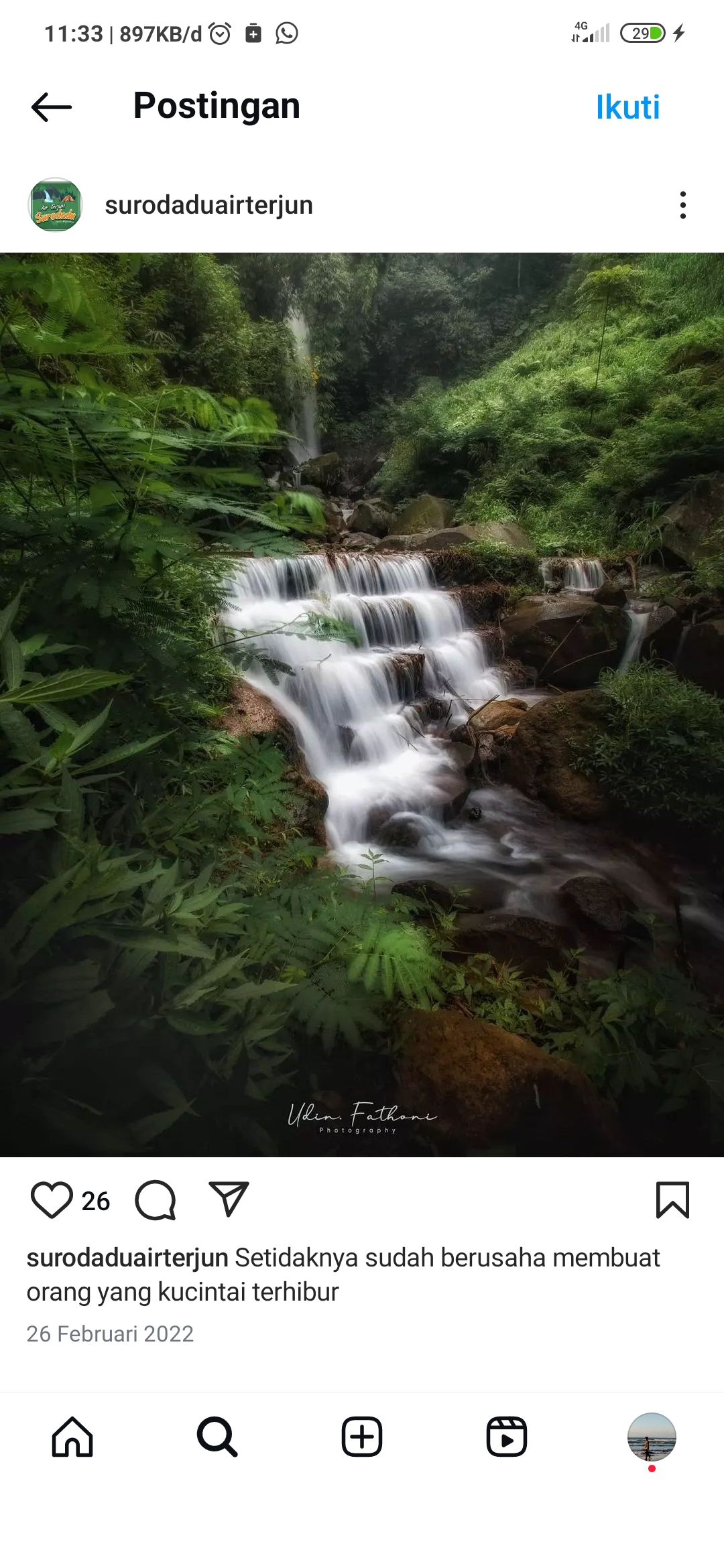 Air Terjun Surodadu Mojokerto