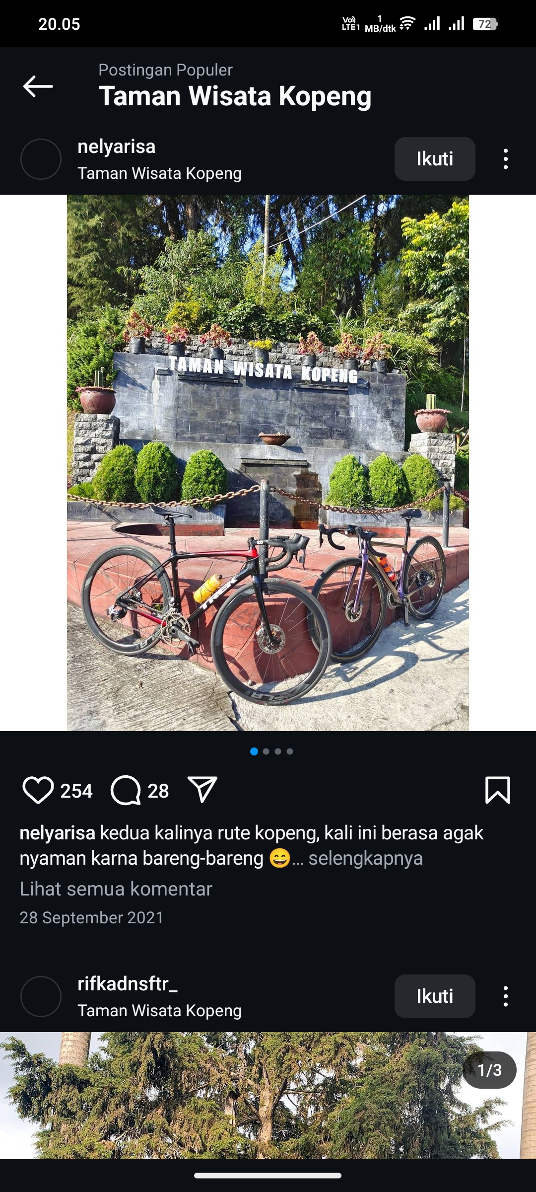 Taman Wisata Kopeng, Salatiga