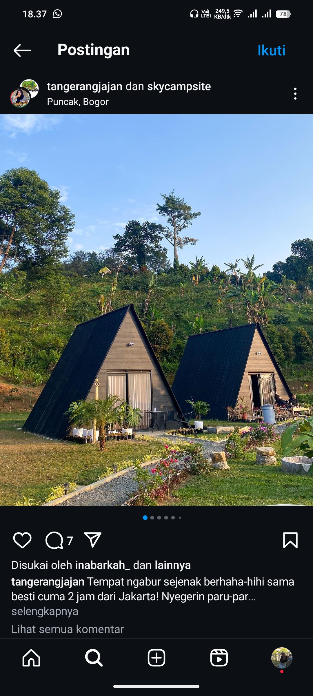 Sky Campsite, Bogor