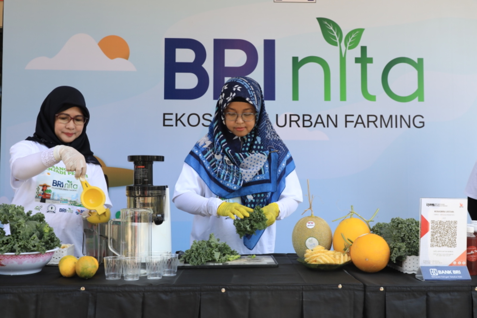 BERDAYAKAN PEREMPUAN: BRI memiliki program BRInita untuk memberdayakan ekosistem urban farming.