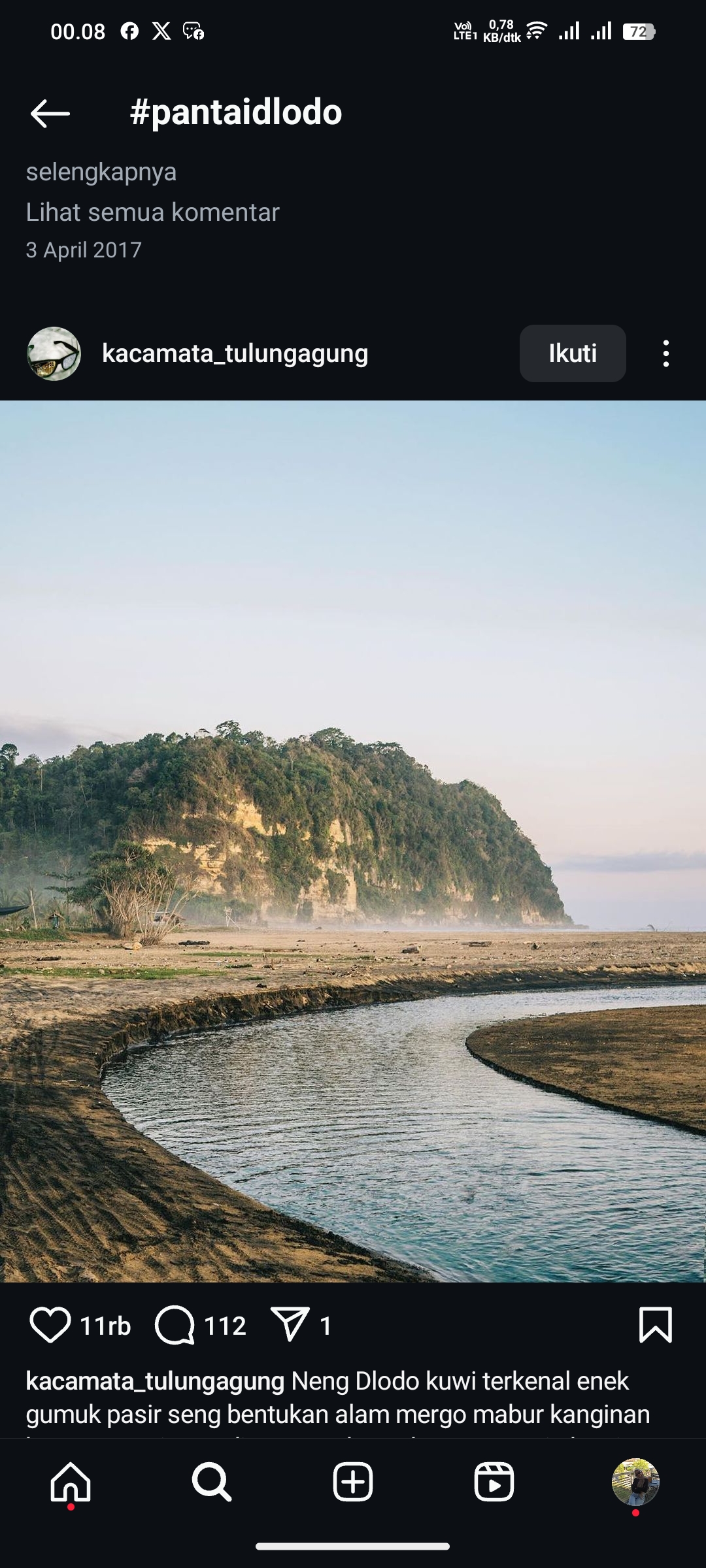 Pantai Dlodo, Tulungagung