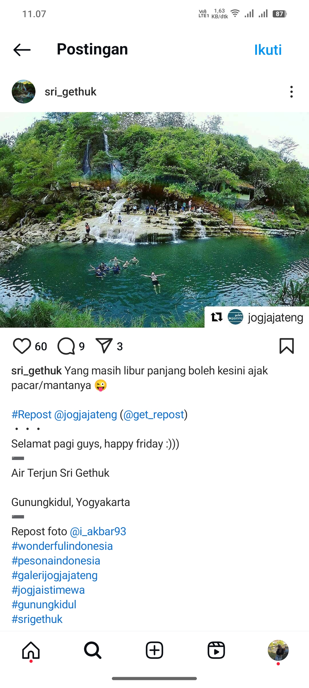 Air Terjun Sri Gethuk