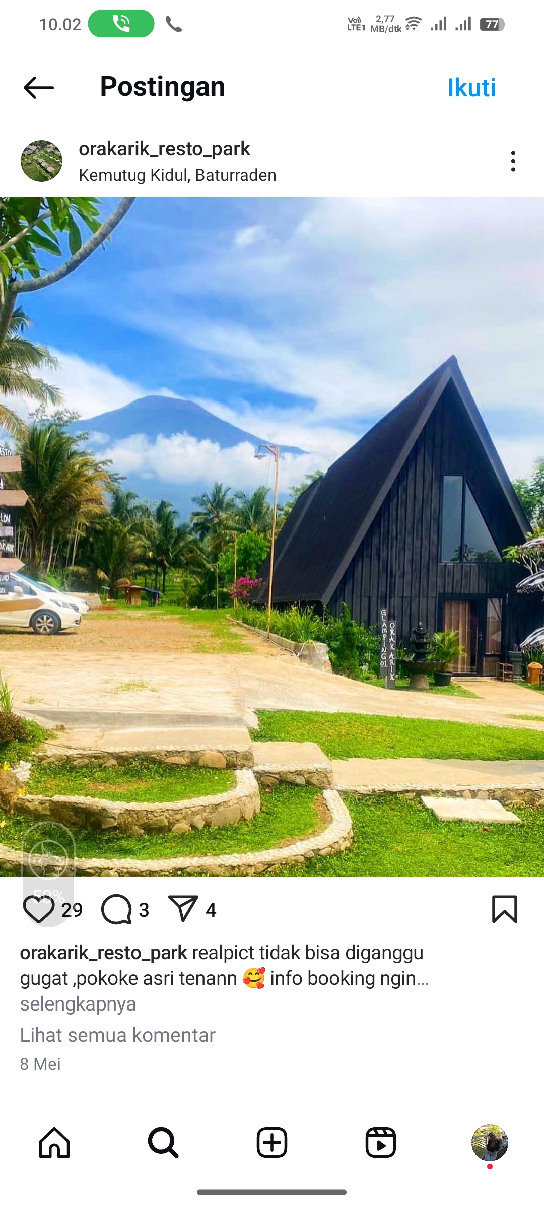Orak Arik Resto and Park, Banyumas