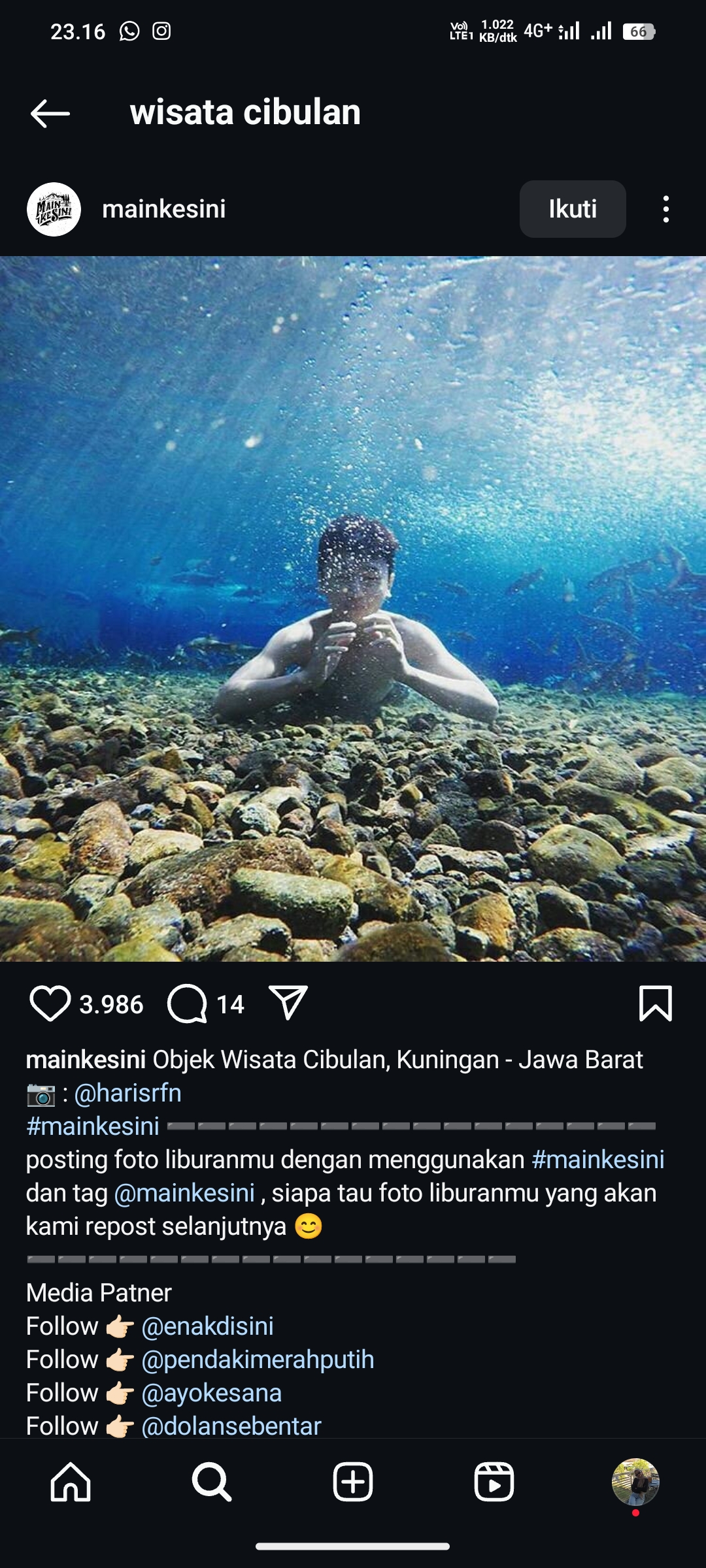Salah Satu Spot di Wisata Cibulan, Kuningan