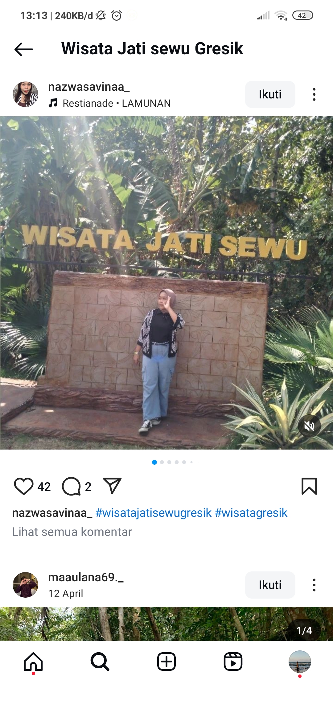 Wisata Jati Sewu Gersik