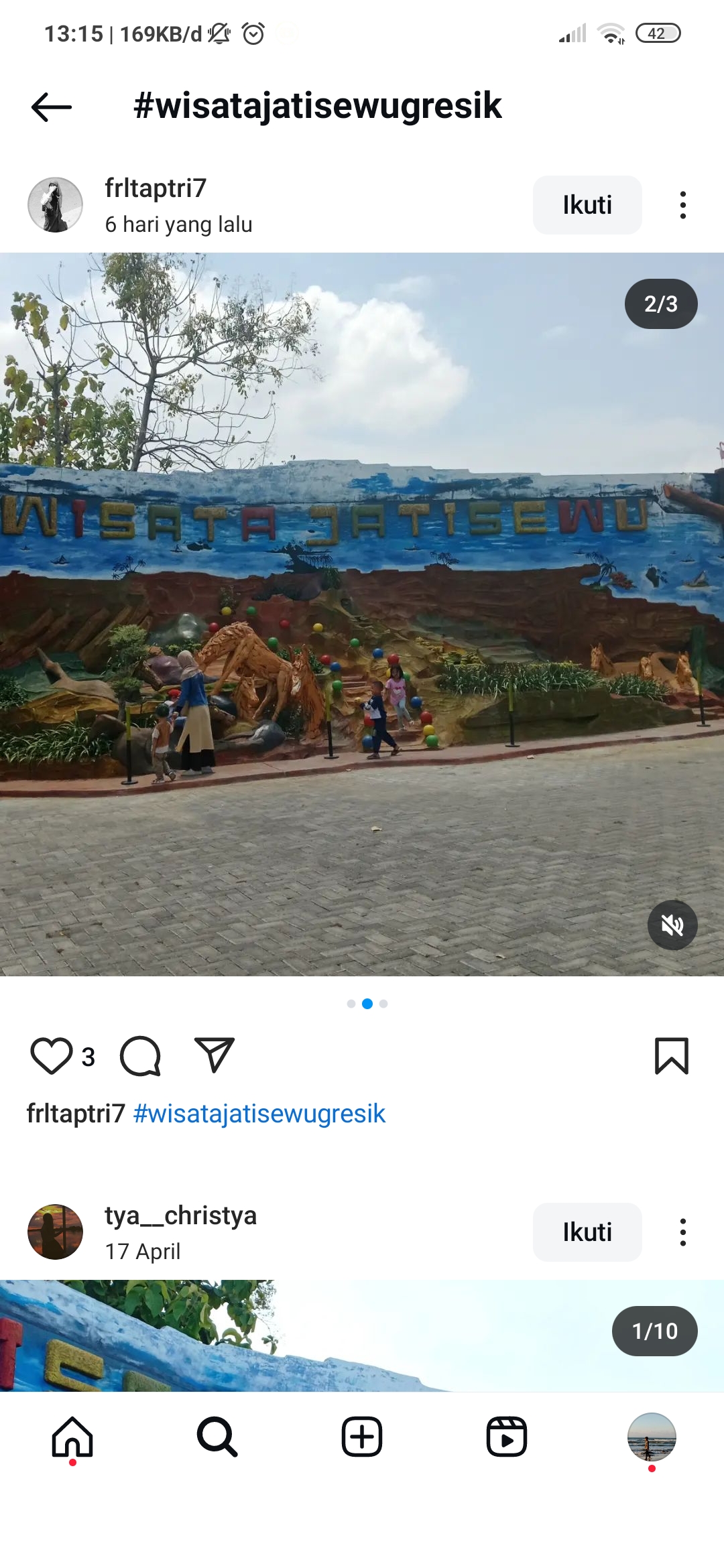 Nikmati liburan dengan keluarga di wisata Jati Sewu