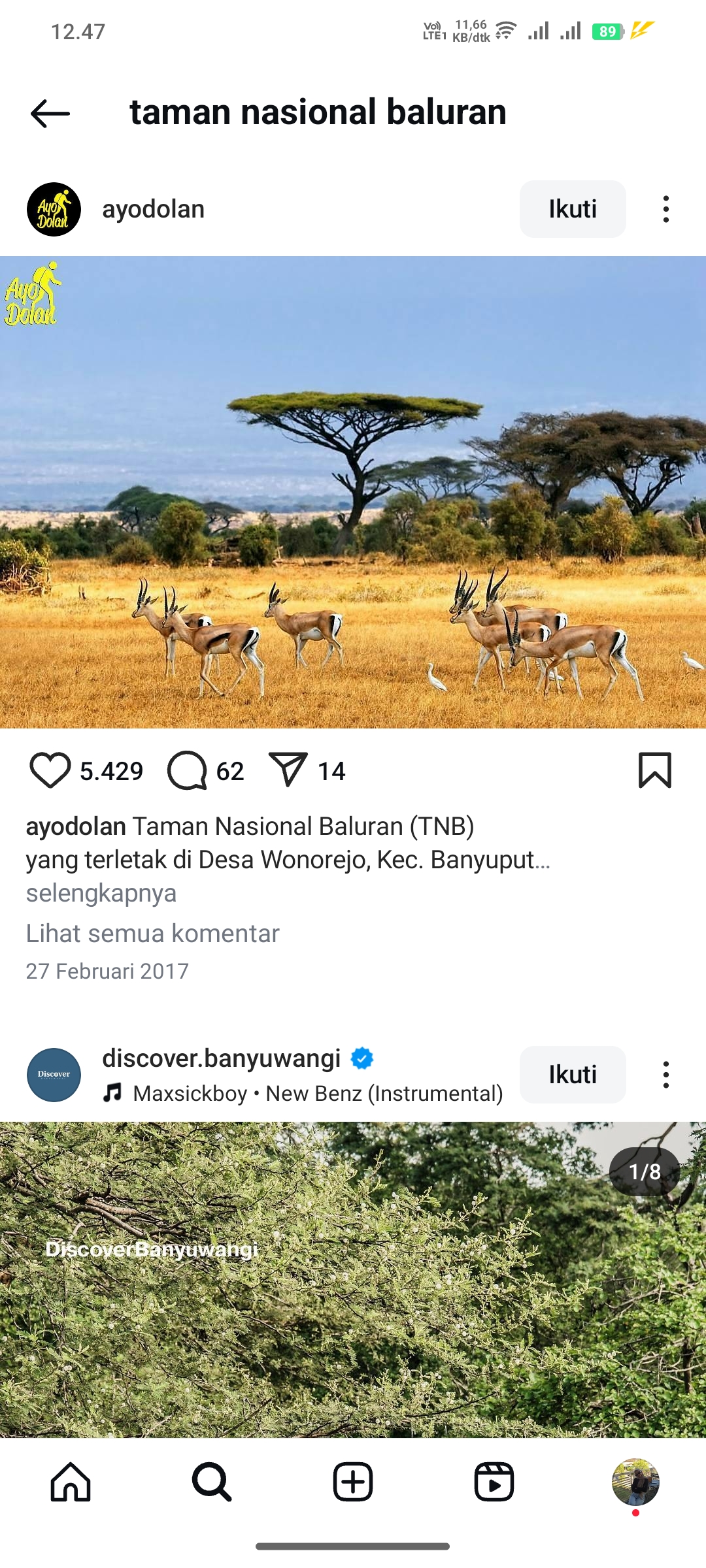 Taman Nasional Baluran, Banyuwangi