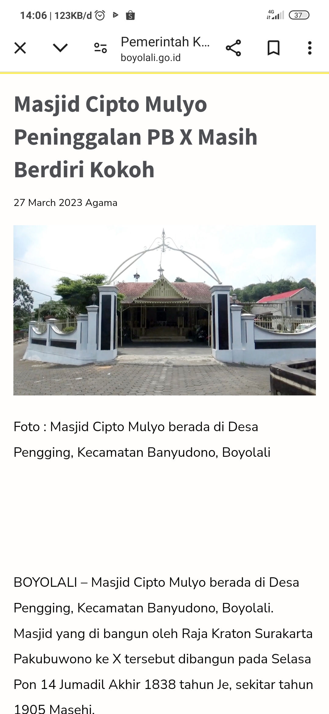 Masjid Cipto Mulyo
