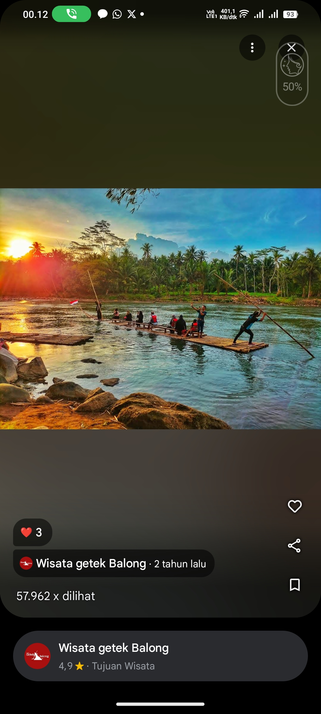 Wisata Gethek Balong, Magelang