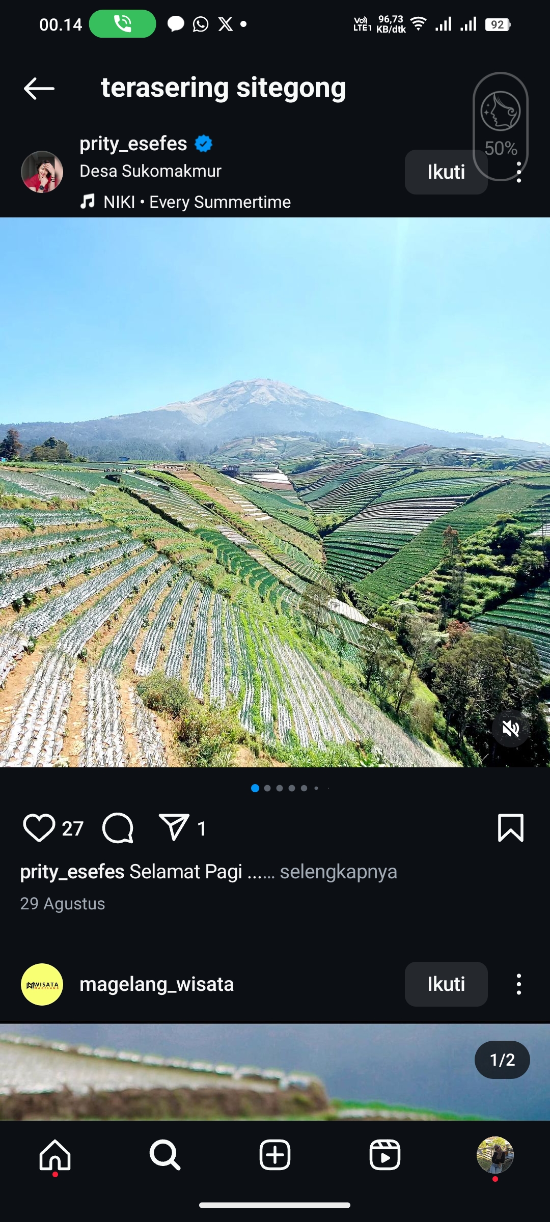 Negeri Sayur Sukomakmur, Magelang