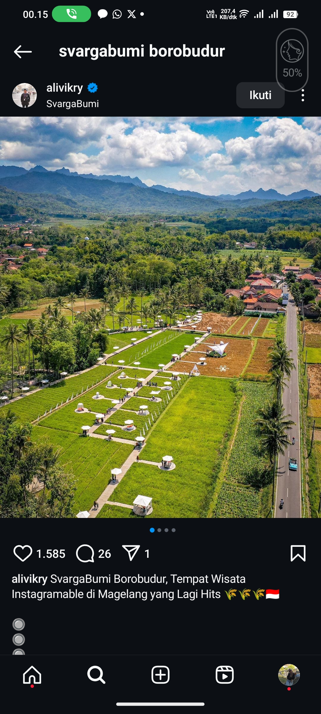 Svargabumi Borobudur, Magelang