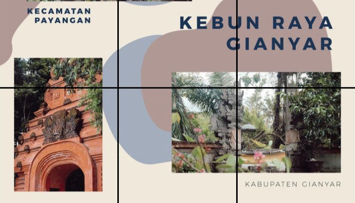 kawasan wisata Kebun Raya Gianyar Bali