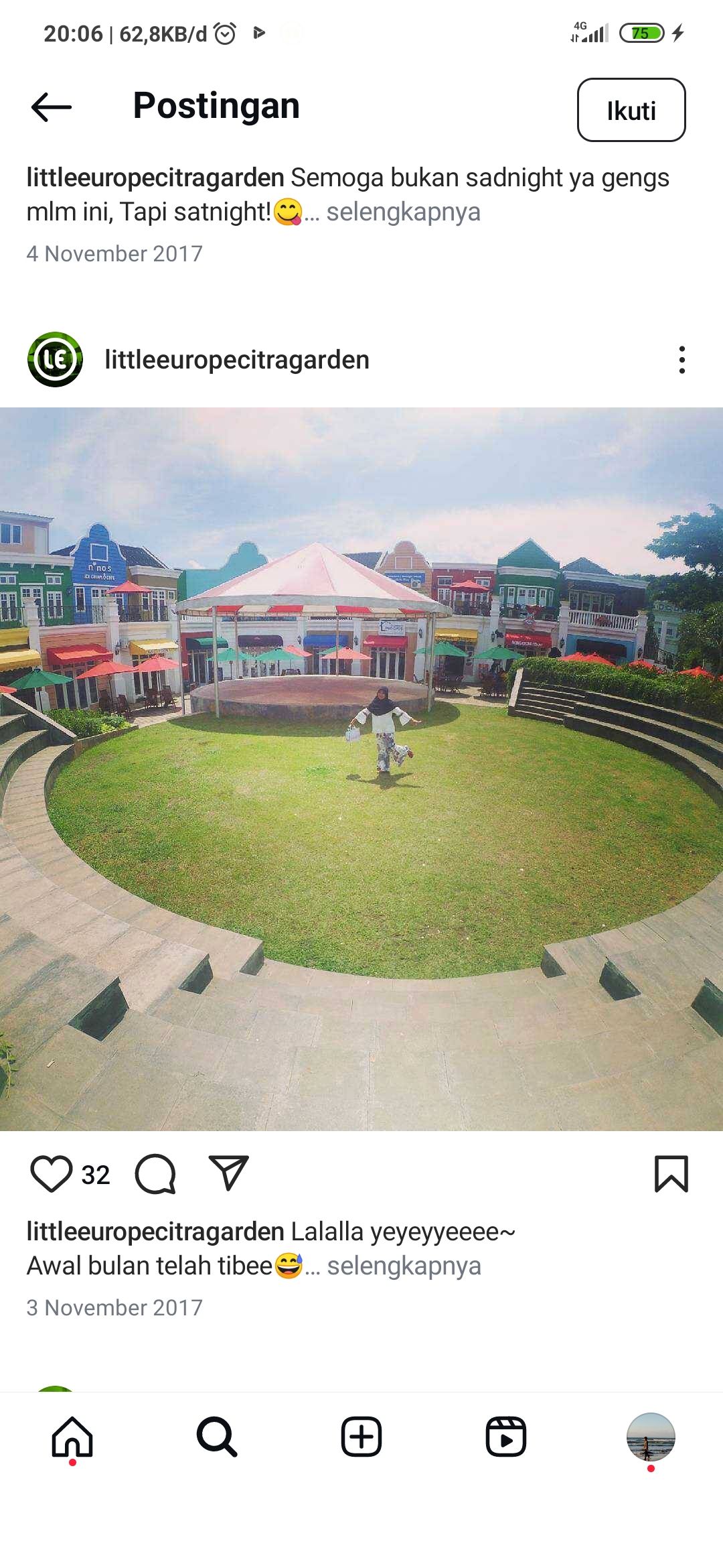 Berfoto di  Little Europe Citra Garden Lampung