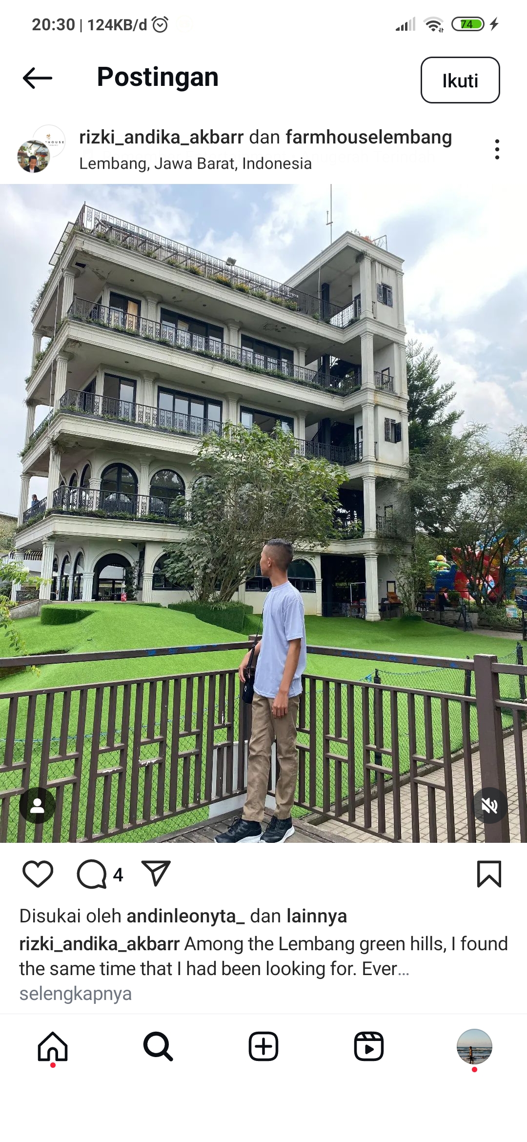 Farm House Lembang, potret Eropa di Indonesia