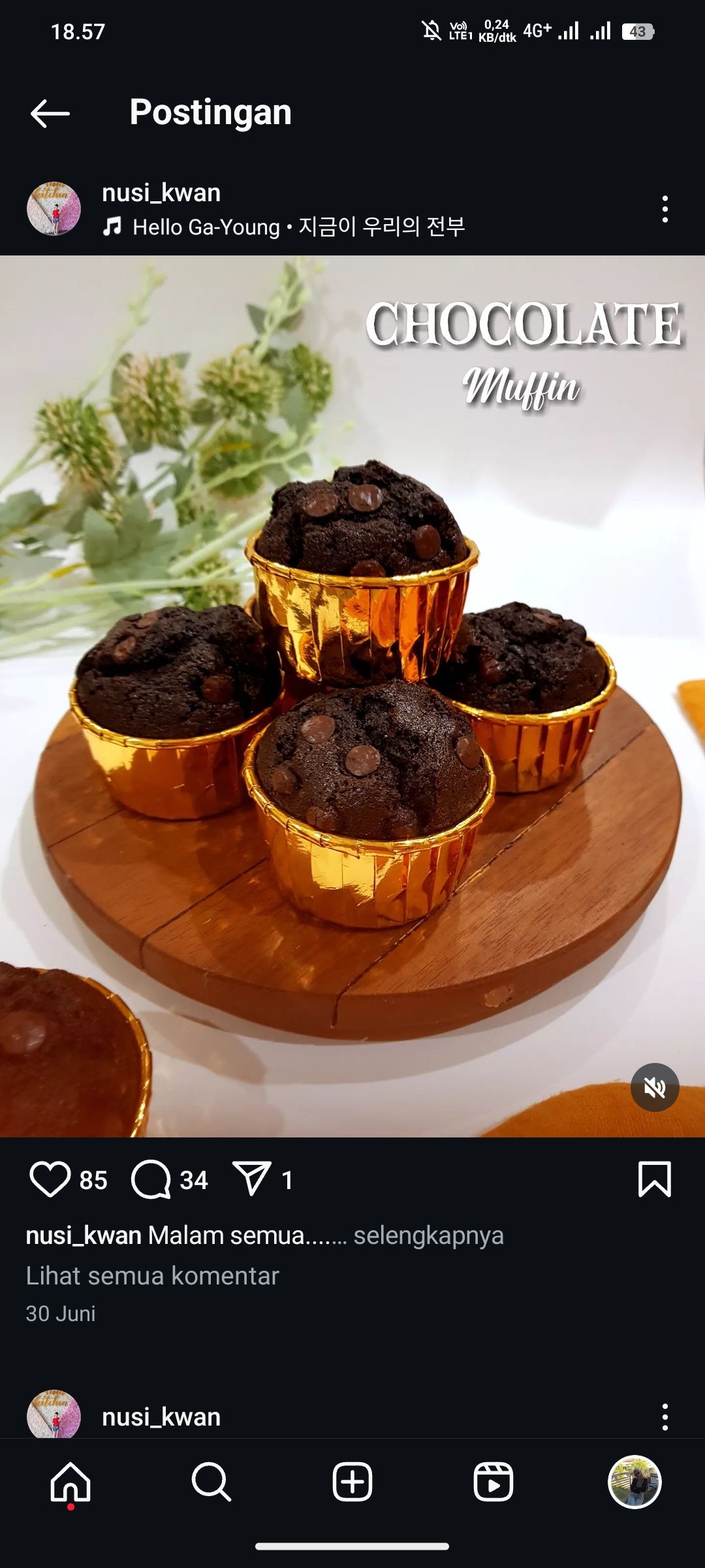 Muffin Coklat