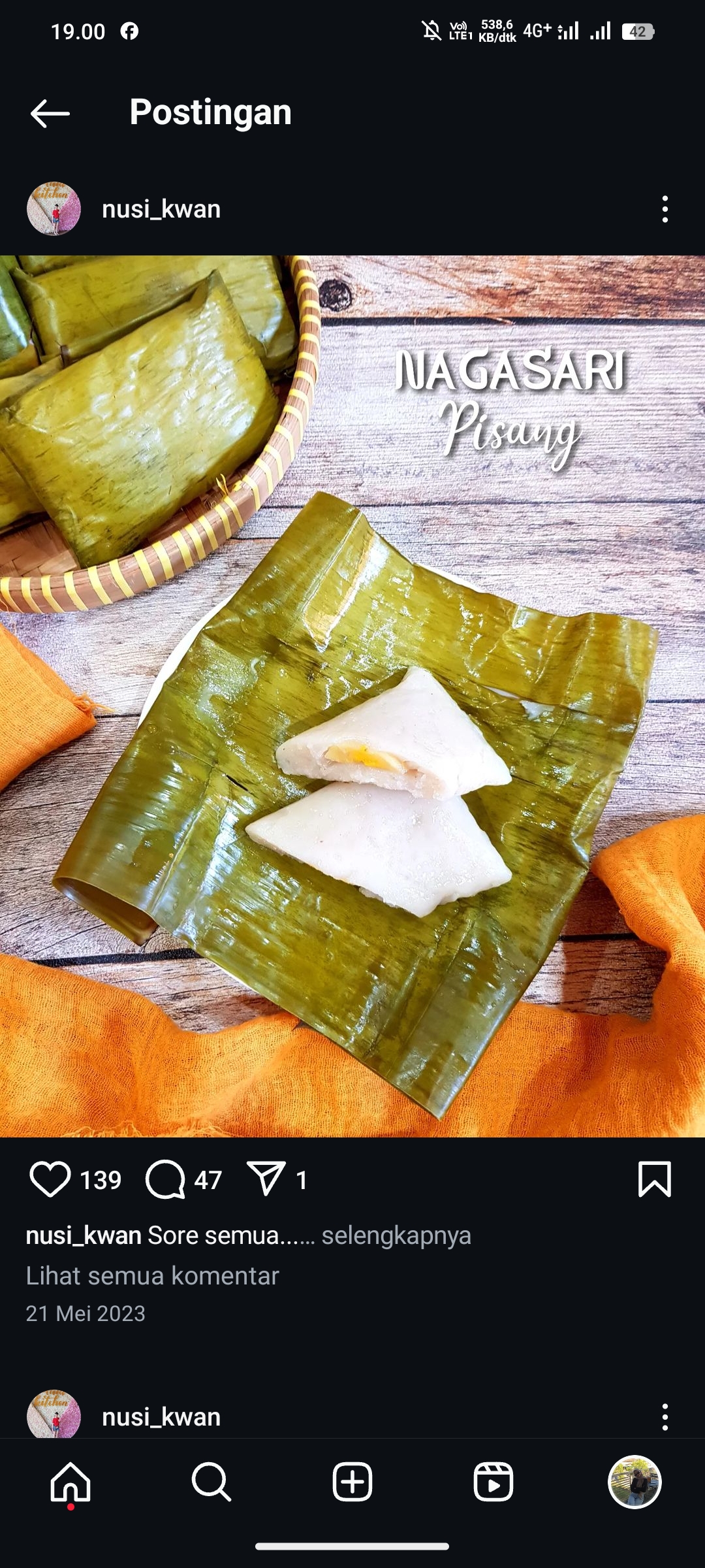 Nagasari Pisang