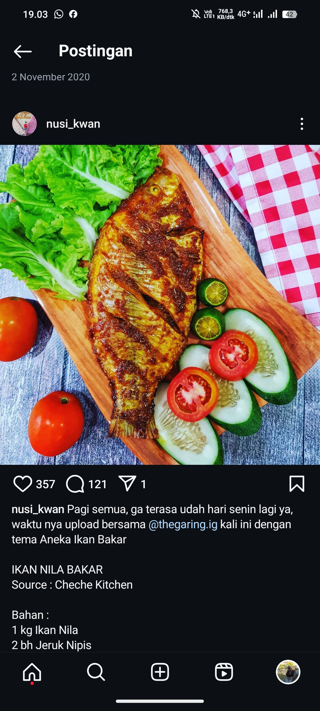 Ikan Nila Bakar