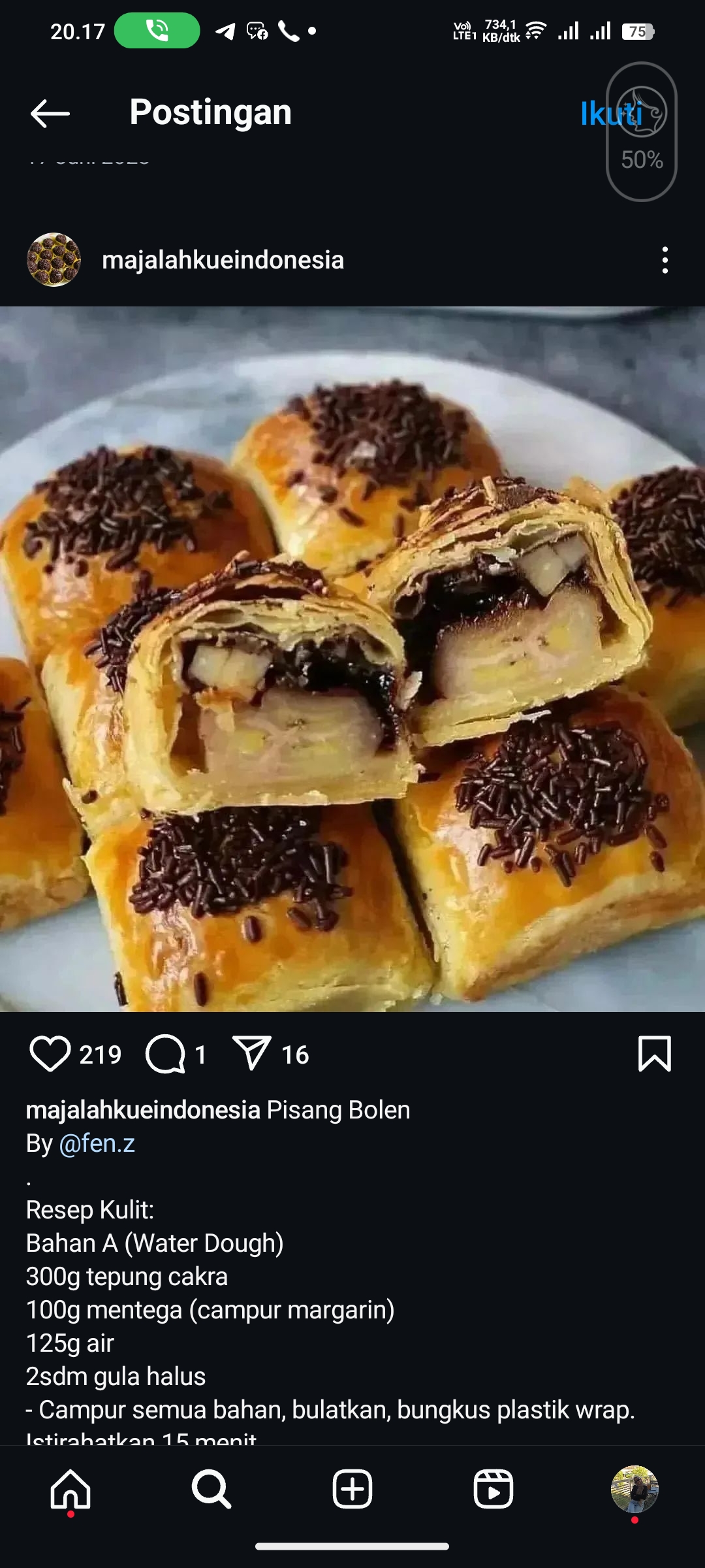 Pisang Bolen