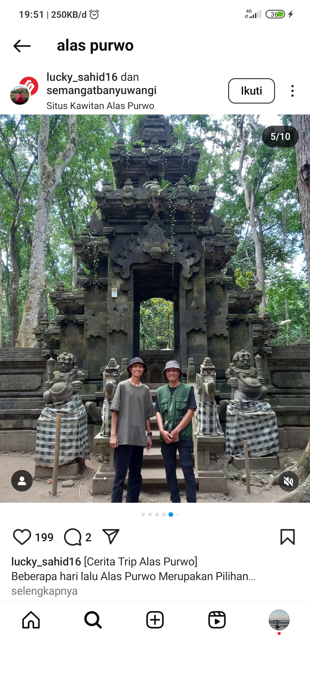 Liburan di Alas Purwo Banyuwangi