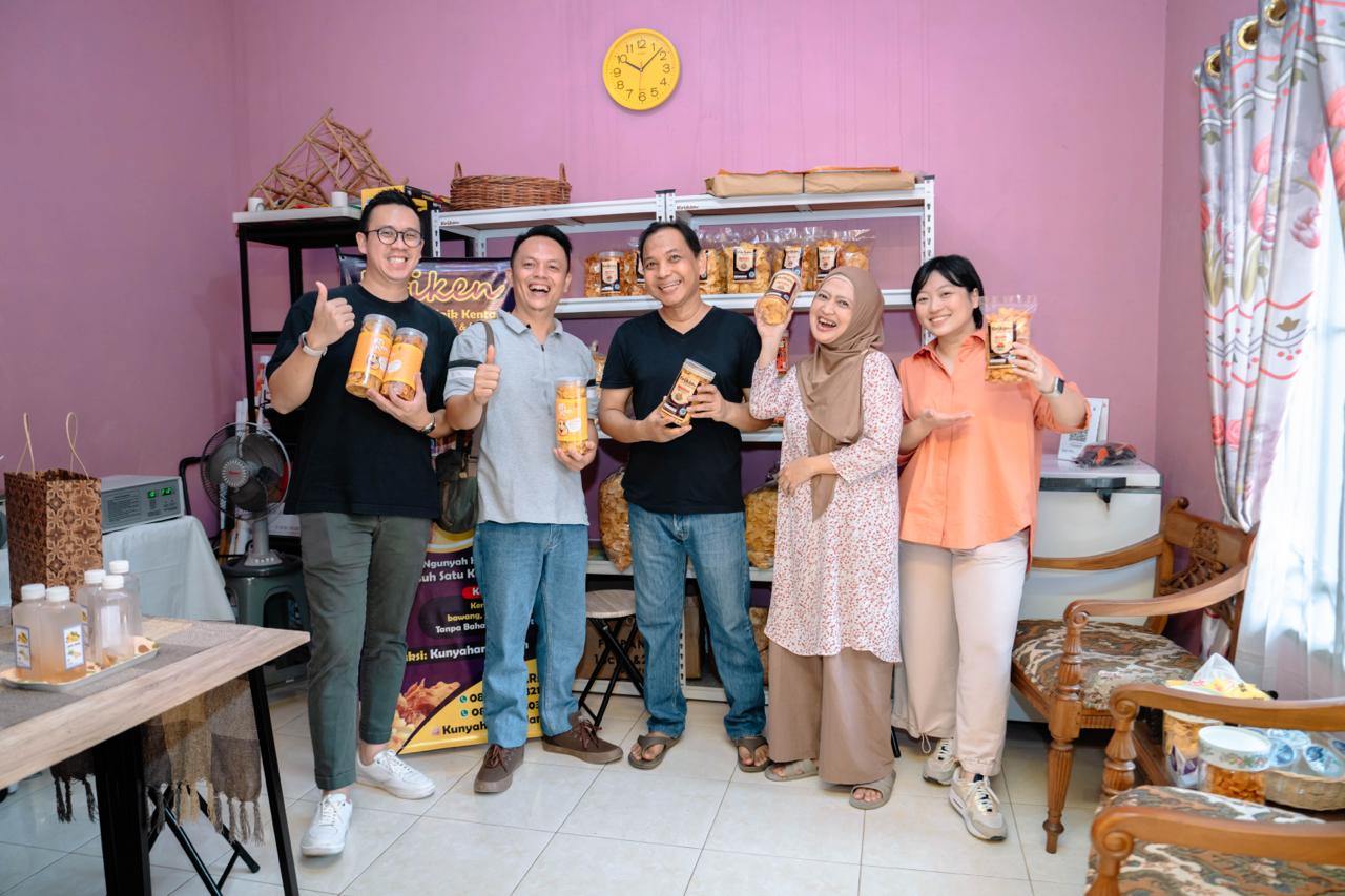 BERKEMBANG: Salah satu UMKM mengalami peningkatan omset setelah mendapat pembinaan dari BRI.