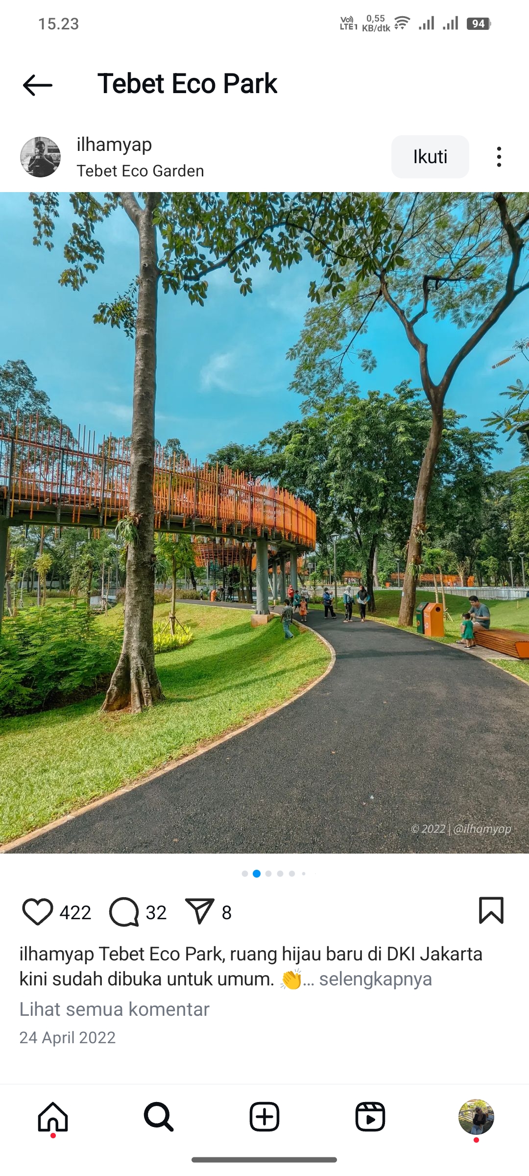 Tebet Eco Park, Jakarta Selatan