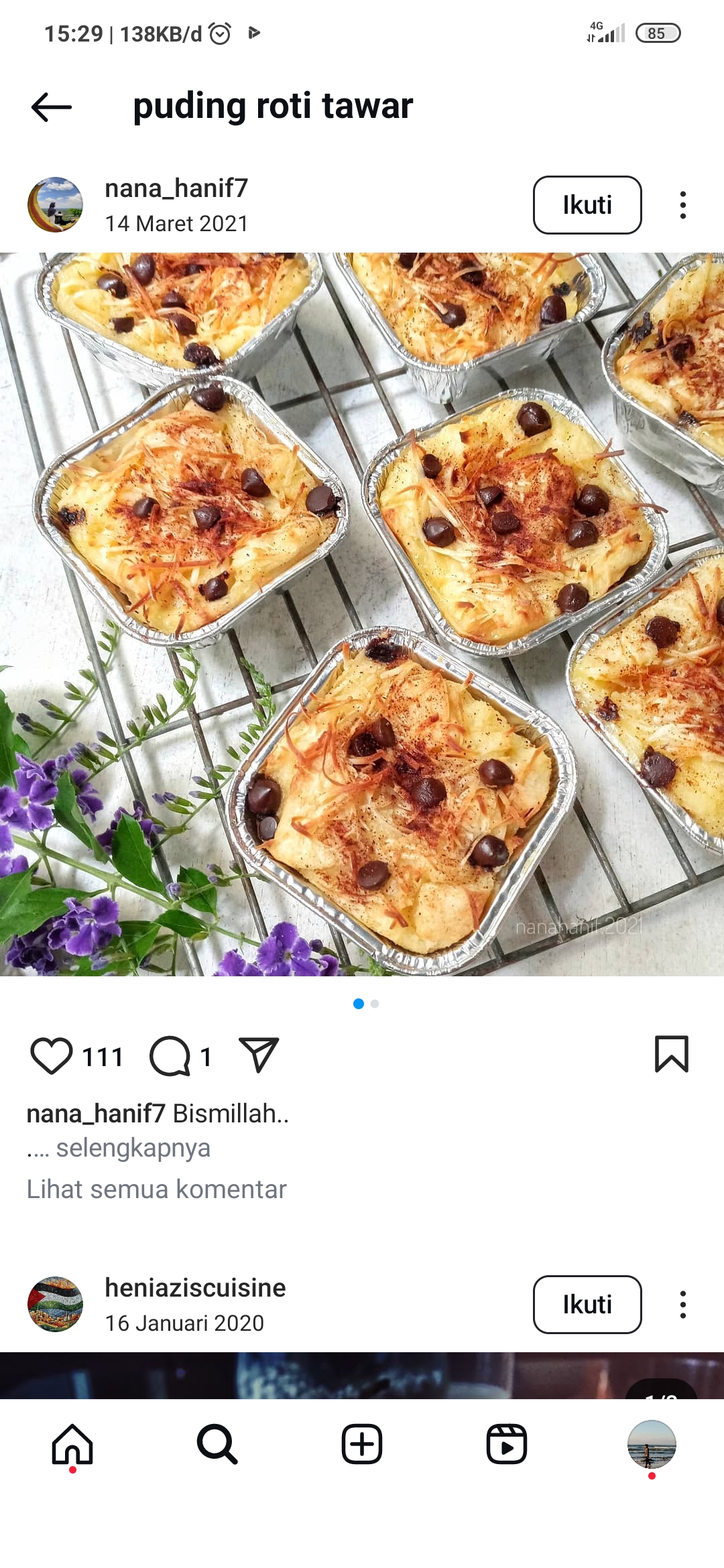 Puding Roti Tawar memang bikin nagih