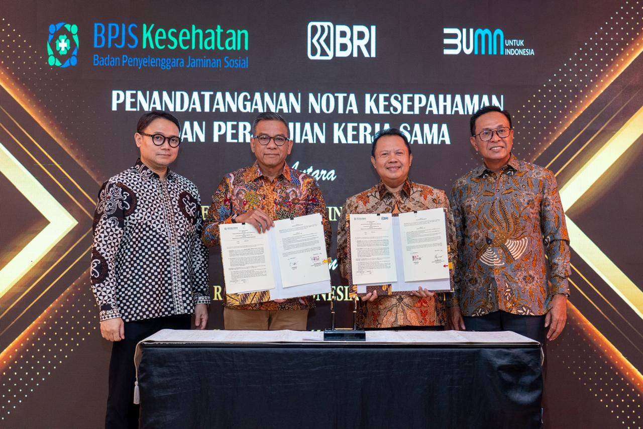 KOLABORASI: Sinergi BRI dan BPJS Kesehatan jalin kerjasama perkuat kualitas layanan kesehatan nasional.