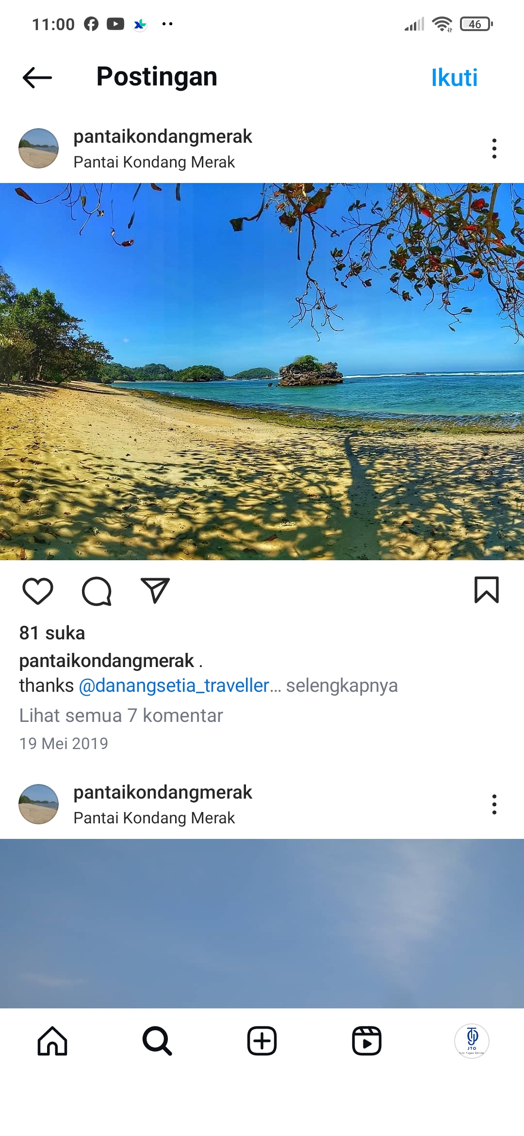 Panti Kondang Merak memang menawan