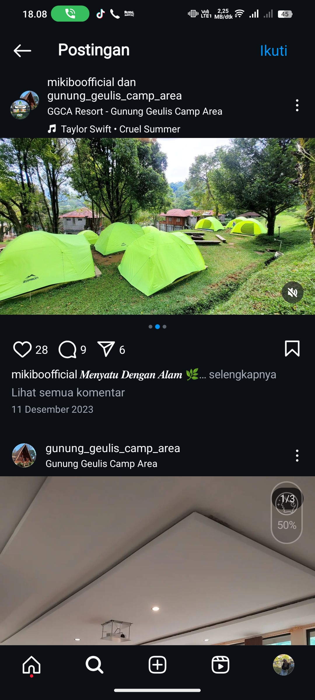 Gunung Geulis Camp Area