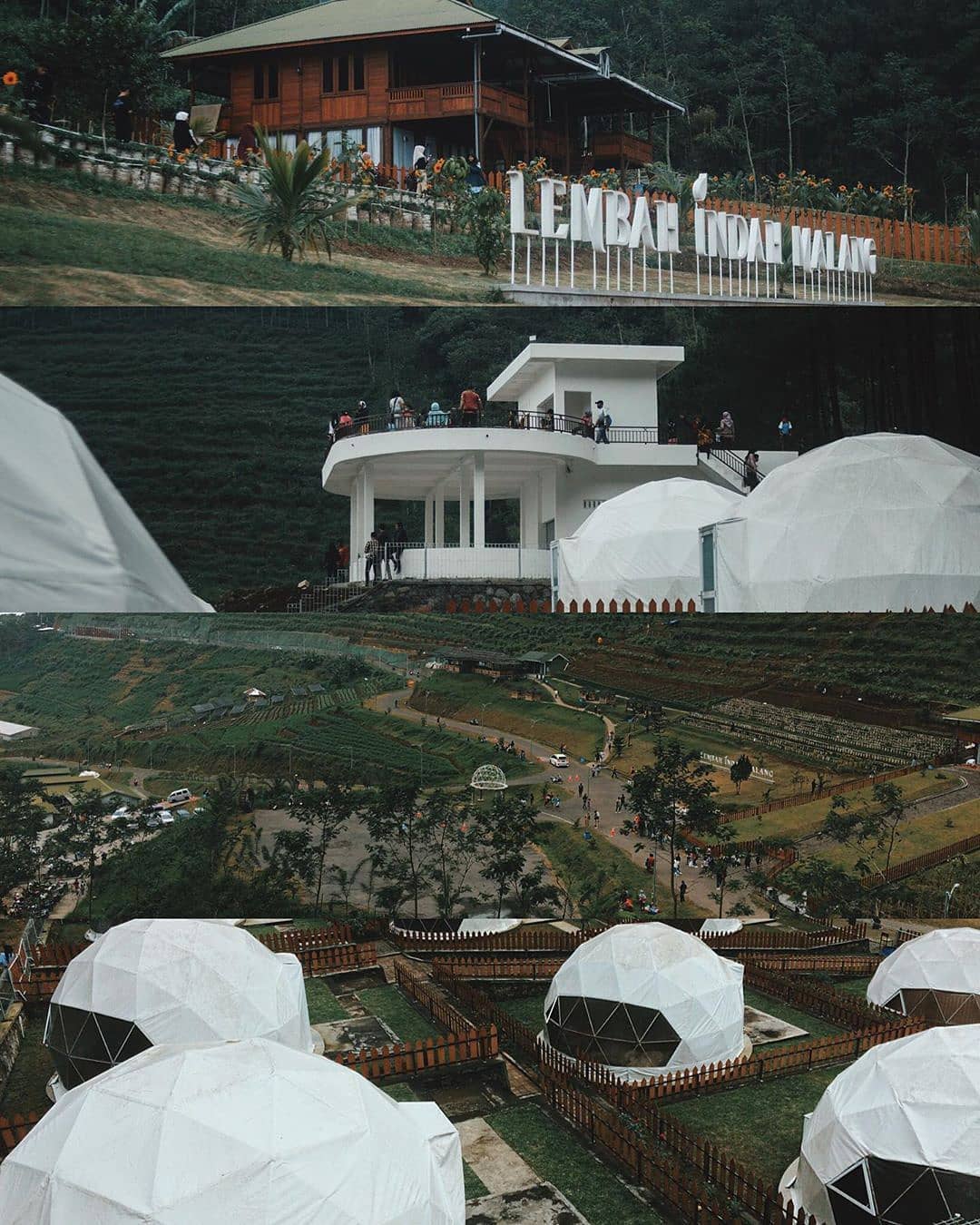 Lembah Indah Malang, salah satu tempat Glamping rekomended di Malang