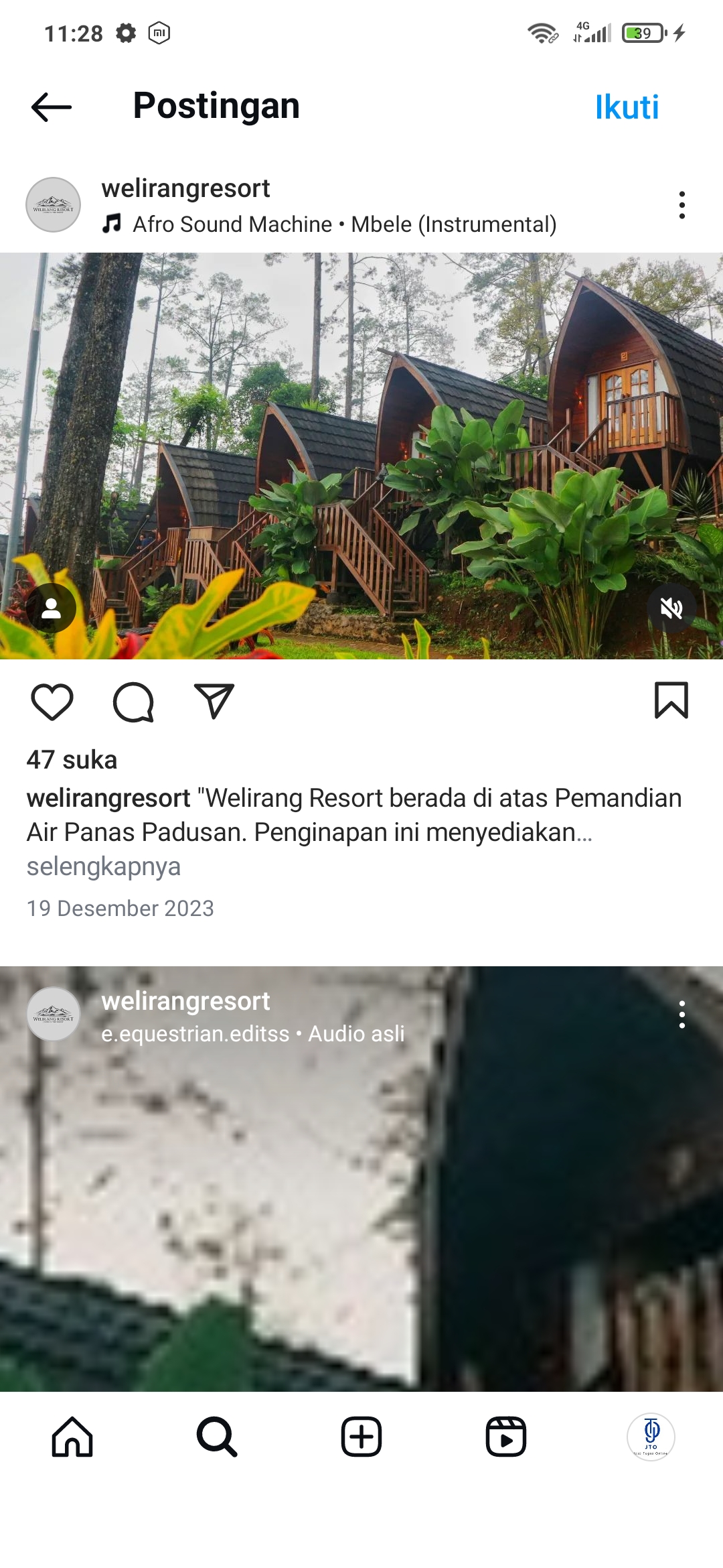 Welirang Resort tempat Glamping yang nyaman