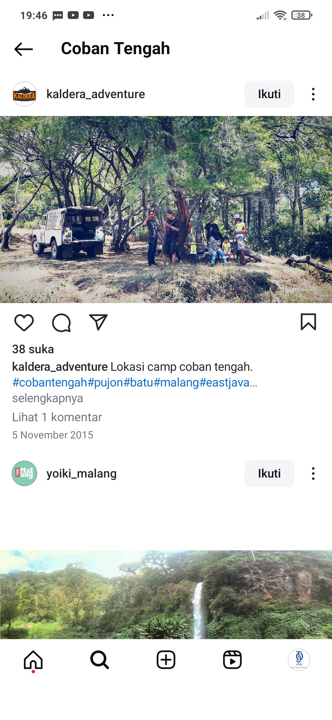 Offroad di Coban Tengah