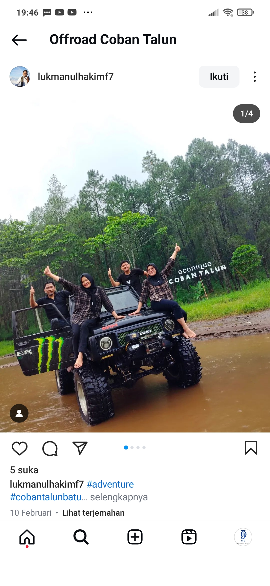 Offroad di Coban Talun