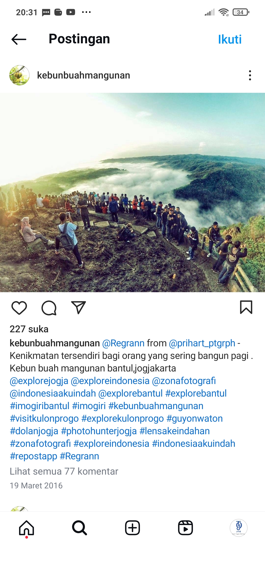 Kebun buah Mangunan