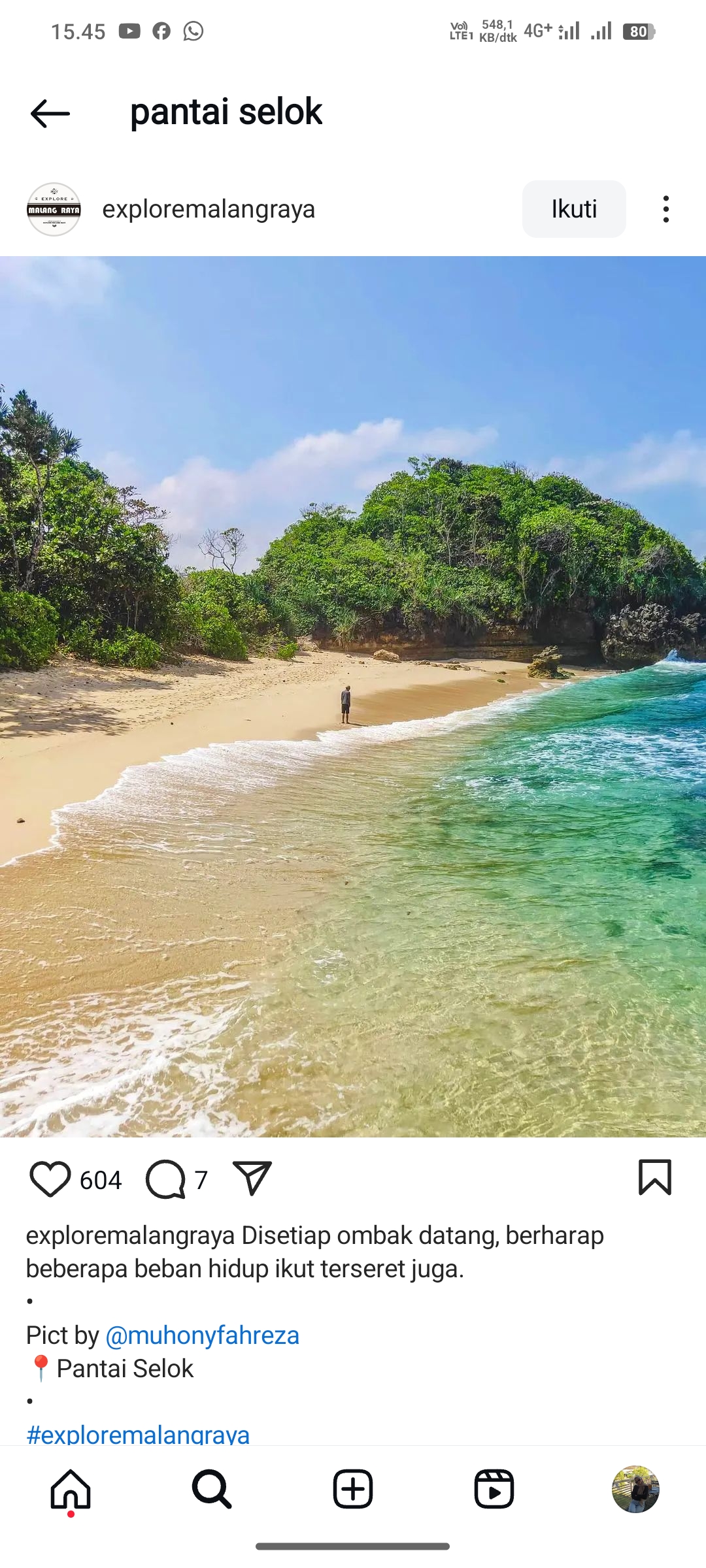 Pantai Selok, Malang