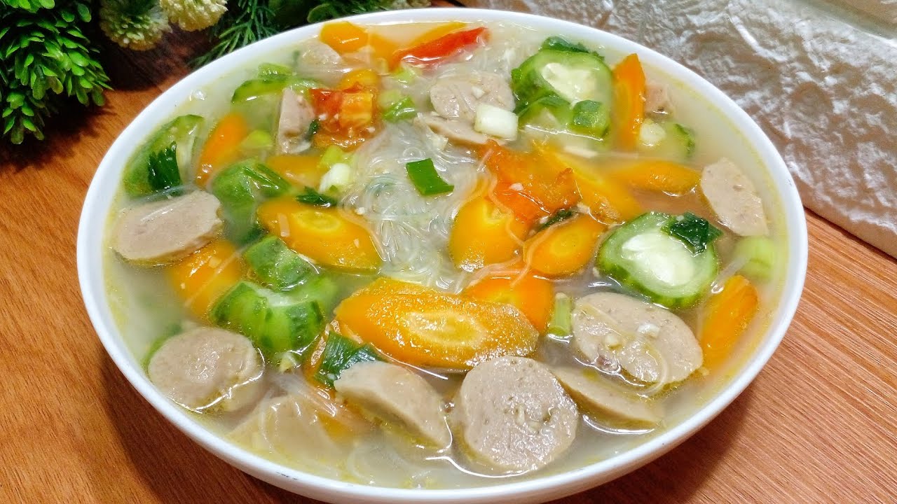 Resep Sup Oyong Bakso Ikan