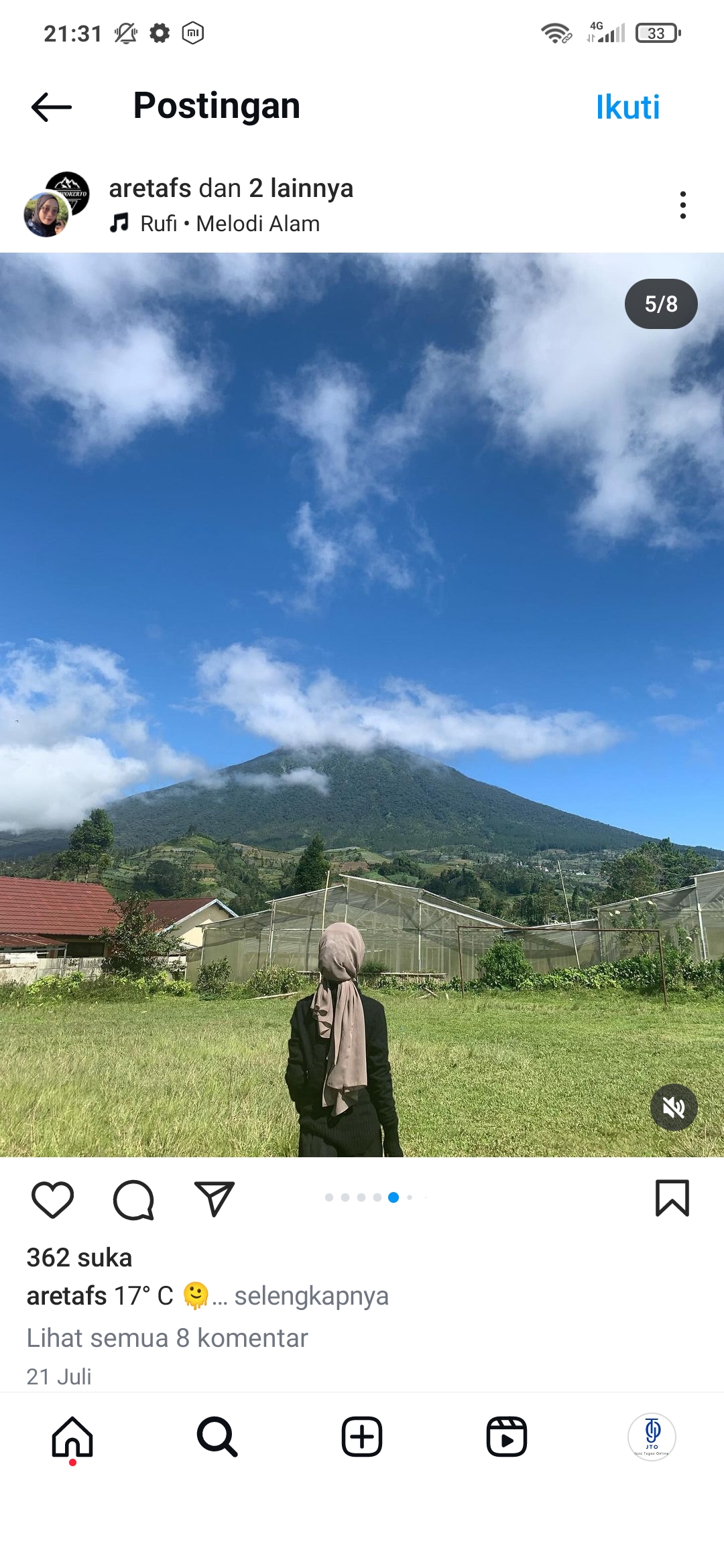 Gunung Slamet Memang Idah, Tapi juda menyimpan misteri
