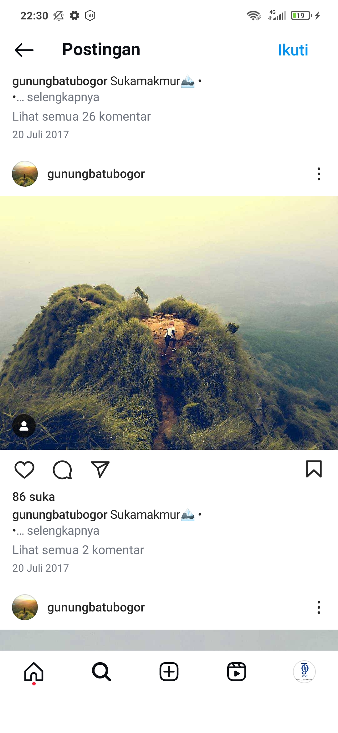 indahnya Gunung Batu Bogor