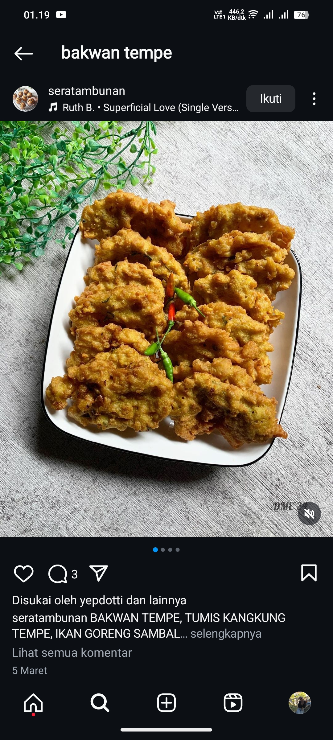 Bakwan Tempe